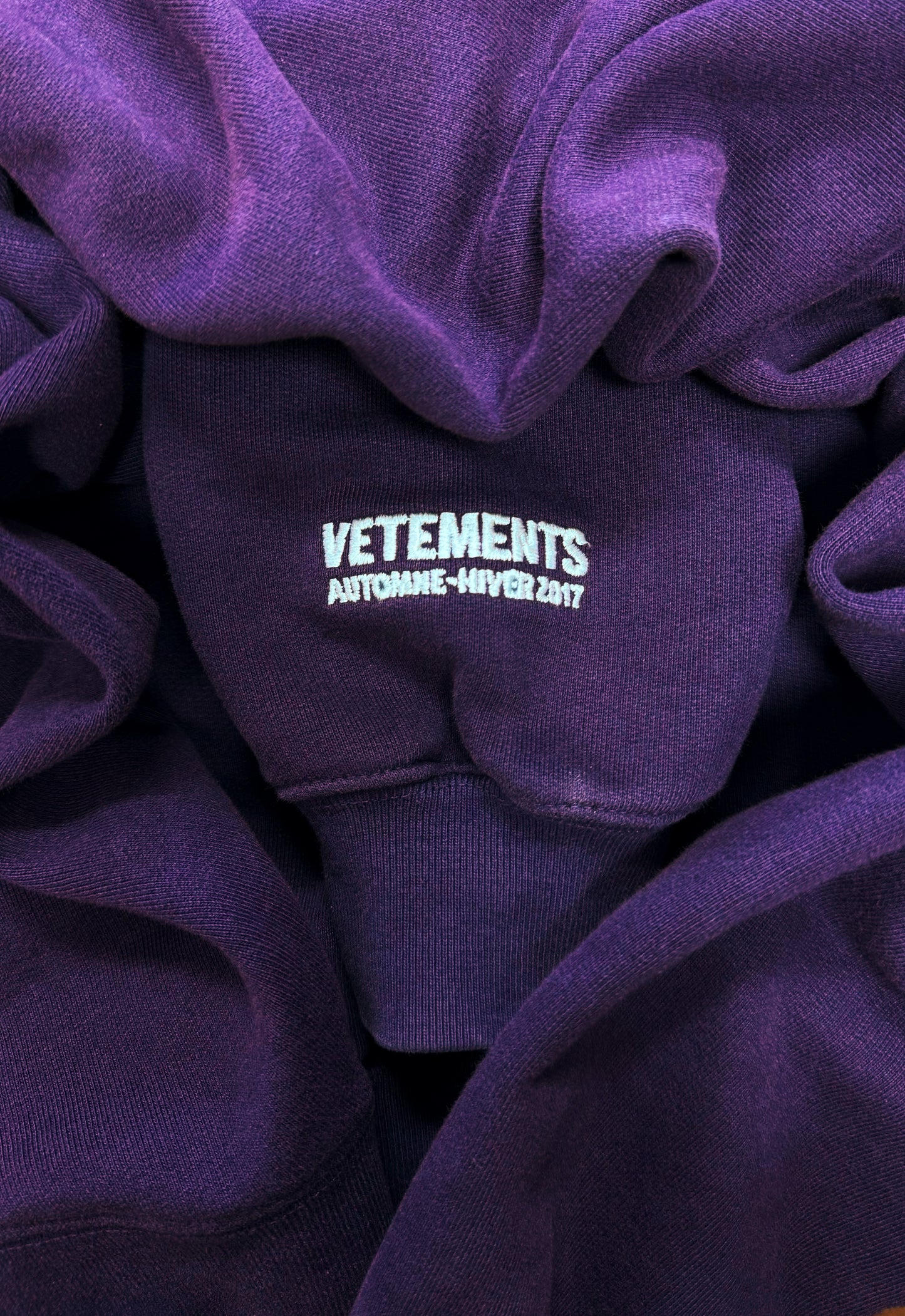 Autumn Winter 2017 Vêtements ‘Unskinny’ Purple Oversized Sweatshirt