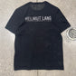 Helmut Lang Black Mesh Logo T-Shirt