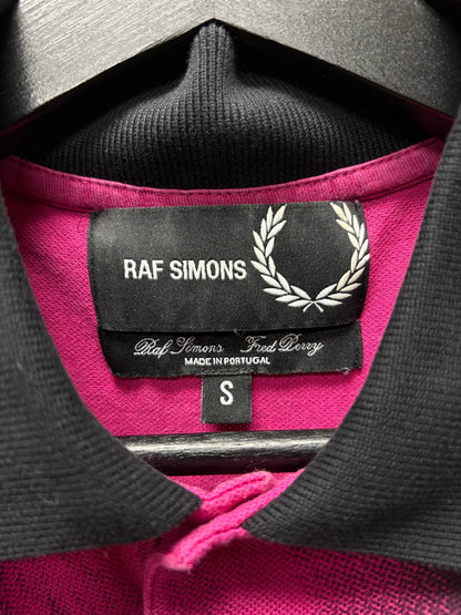 Raf Simons x Fred Perry Pink ‘Portrait’ Polo