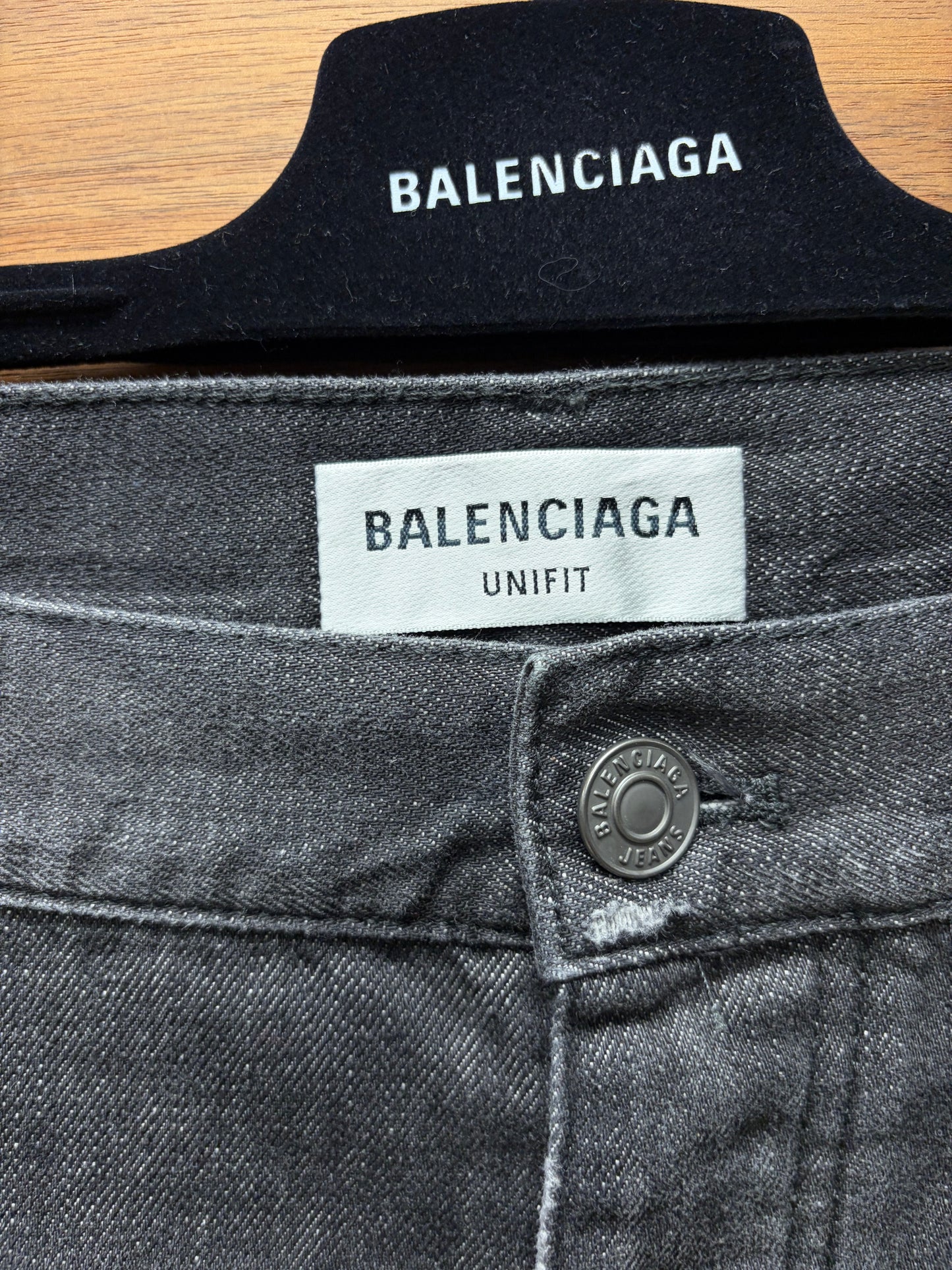 SS2022 Balenciaga ‘Destroy’ Skater Relaxed Fit Washed Grey Denim