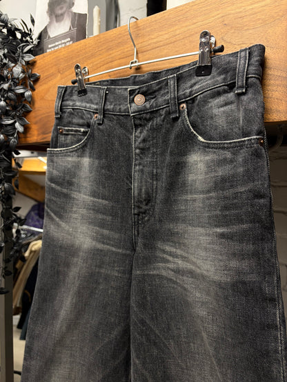 Celine ‘W_FL_011’ Washed Black Wide Leg Denim