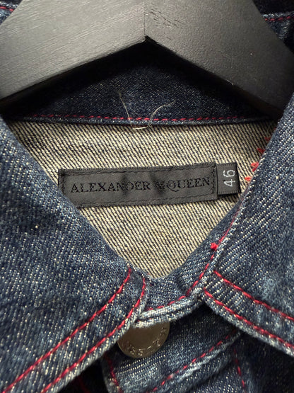 AW2000 Alexander McQueen ‘Scab’ Repaired Denim Jacket