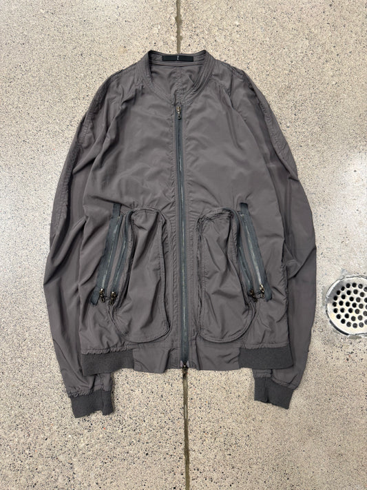 SS2008 Julius ‘Synthetic Cloth’ Exposed Pocket Lightweight Bomber Jacket