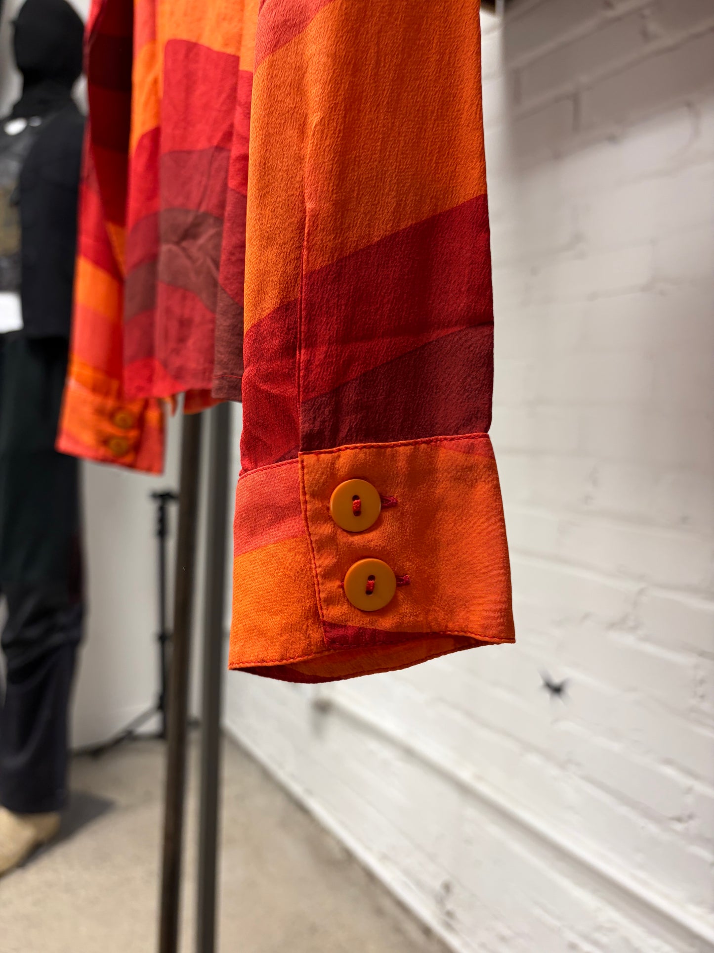 SS1996 Alexander McQueen ‘Flames’ Silk Shirt