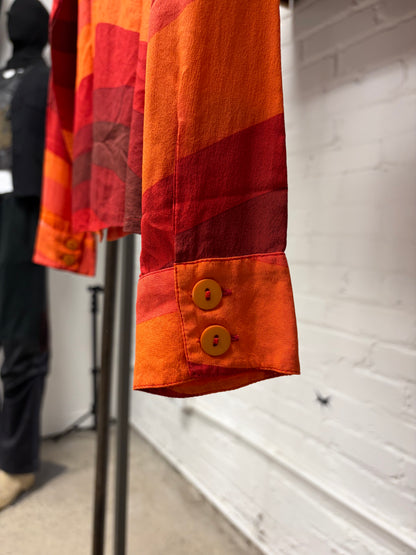 SS1996 Alexander McQueen ‘Flames’ Silk Shirt