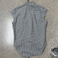 Vintage Alexander McQueen Asymmetric Gingham Plaid Shirt