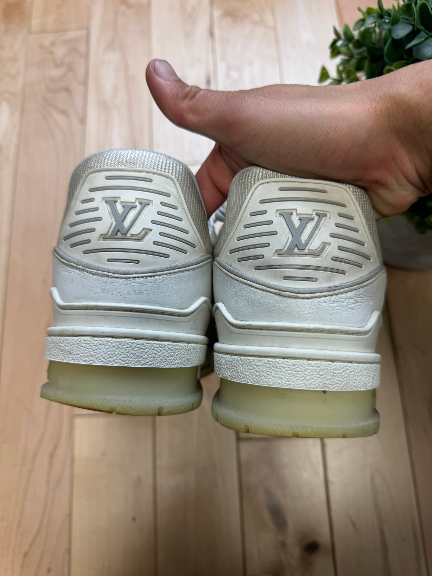 Louis Vuitton LV Trainer White Low Top Sneakers