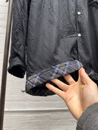 1993 Comme Des Garçons Homme Plus Plaid/Black Reconstructed Shirt