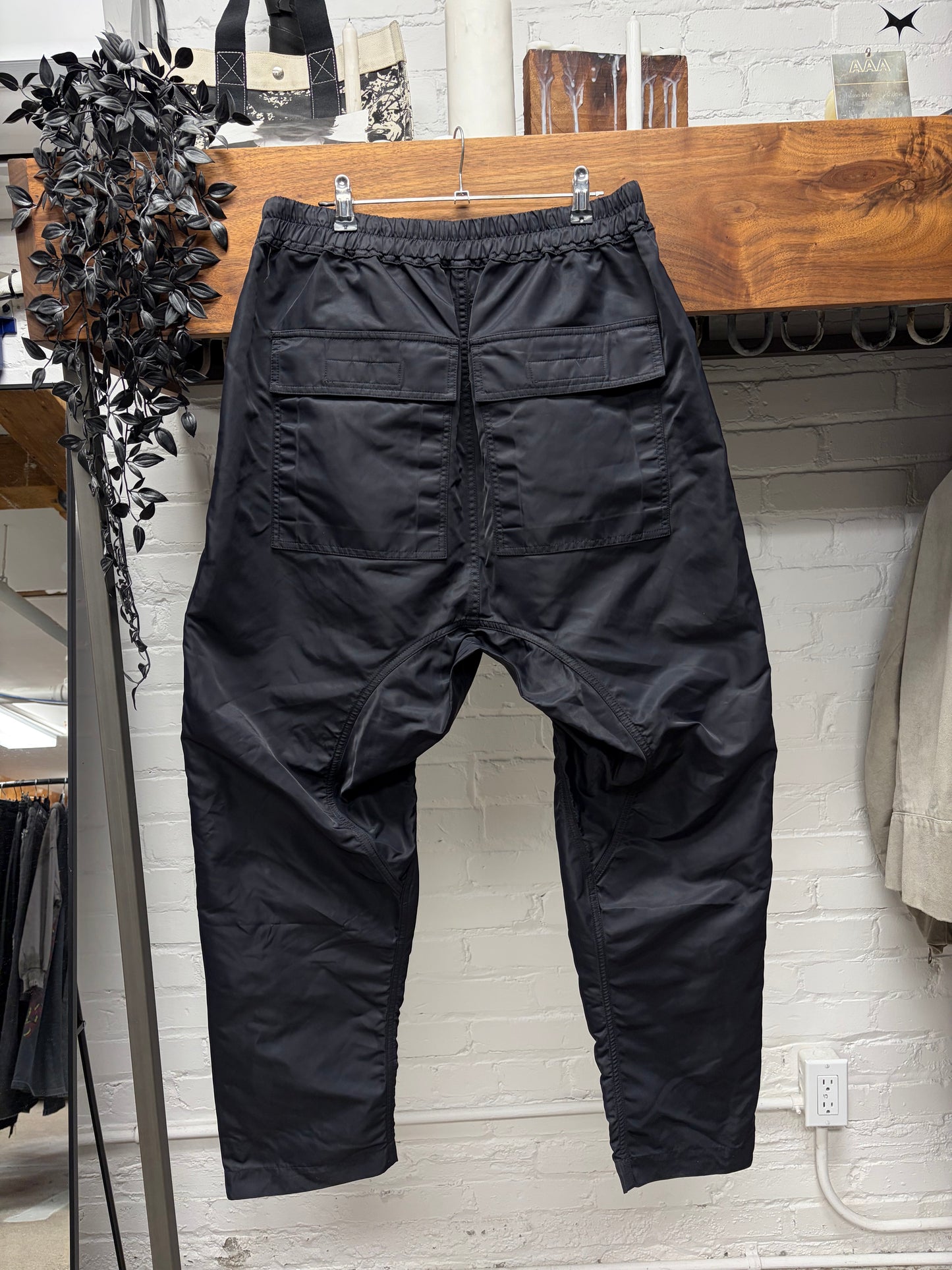 Rick Owens ‘DRKSHDW’ 3/4 Length Drop Crotch Pod Shorts