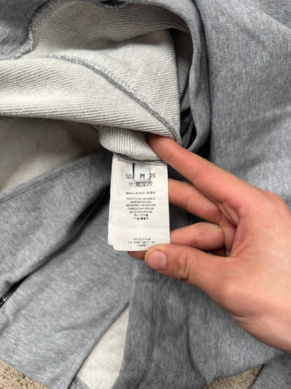 SS2015 Balenciaga ‘Brushstroke’ Paint Effect Zip Up Hoodie