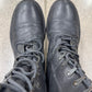 SS2012 Ann Demeulemeester Black Calfskin Leather Combat Boots