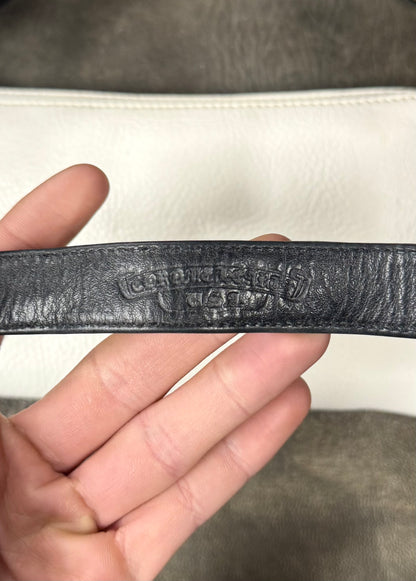 Chrome Hearts ‘Elemental’ Leather Button Snap Bracelet