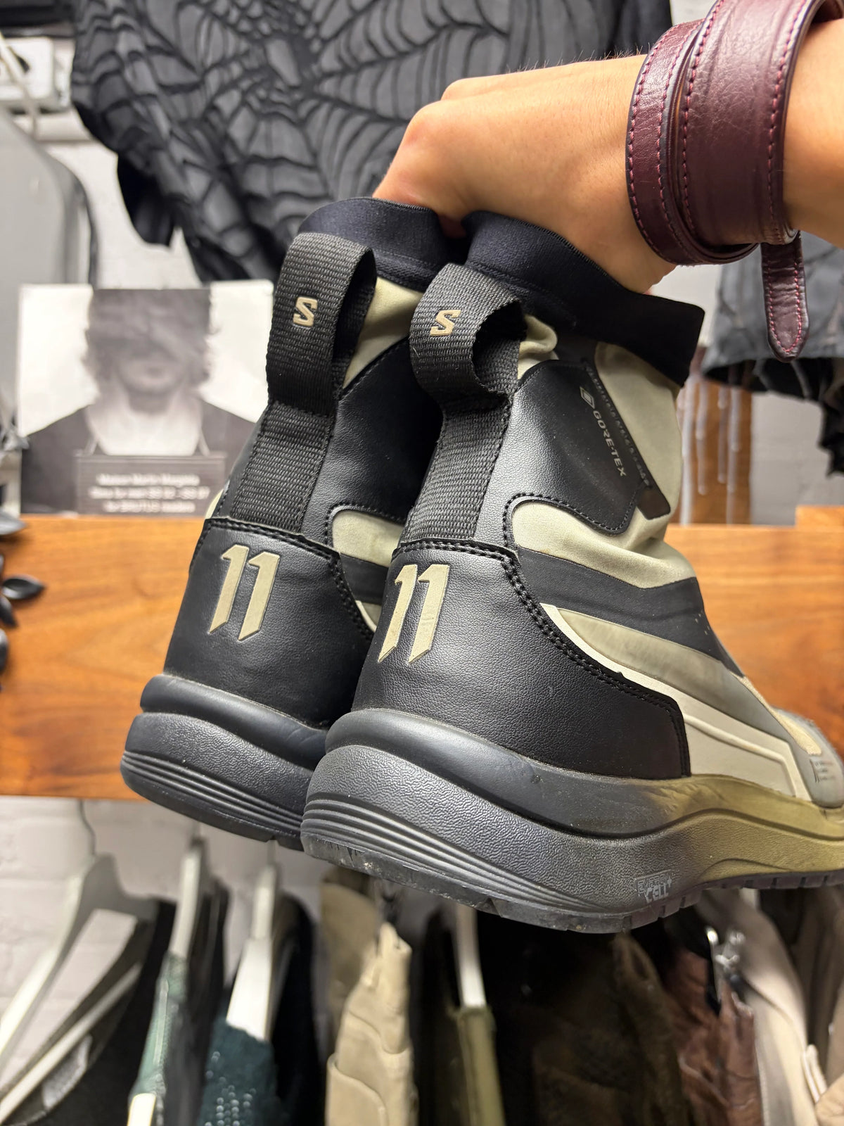 Boris Bidjan Saberi x Salomon ‘Bamba 2’ Purple Low Top Sneakers