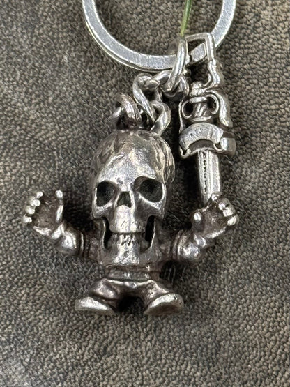 Chrome Hearts x Foti ‘Harris Teeter’ Skull & Dagger Keychain