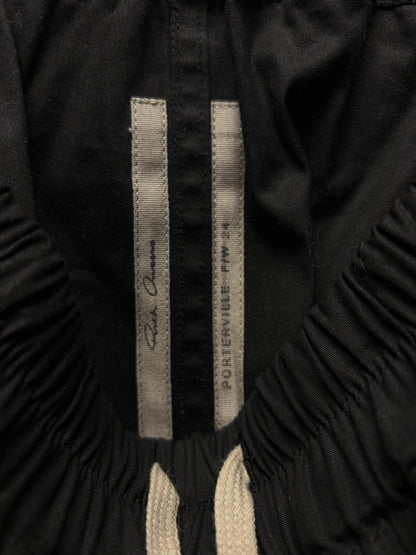 AW2024 Rick Owens ‘Porterville’ Black ‘Bela’ Wide Leg Pants