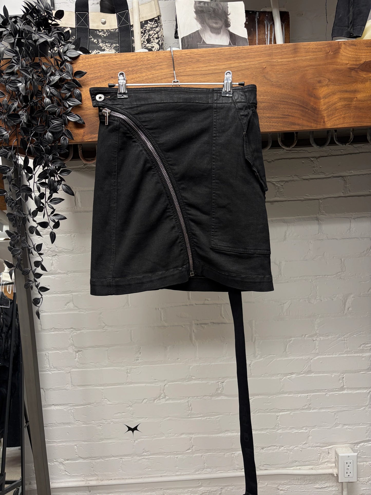 Rick Owens Double Layered Aircut Skirt