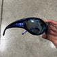 Balenciaga ‘Dynamo’ Blue Tint Oval Shape Sunglasses