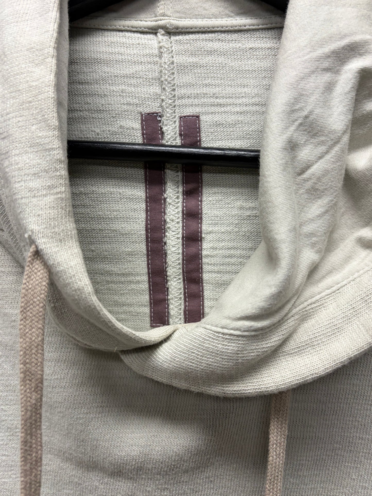 Rick Owens ‘Dinge’ Grey Drawstring Hoodie