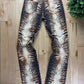 Yoshiyuki Konishi Tiger Print Flared Leg Denim