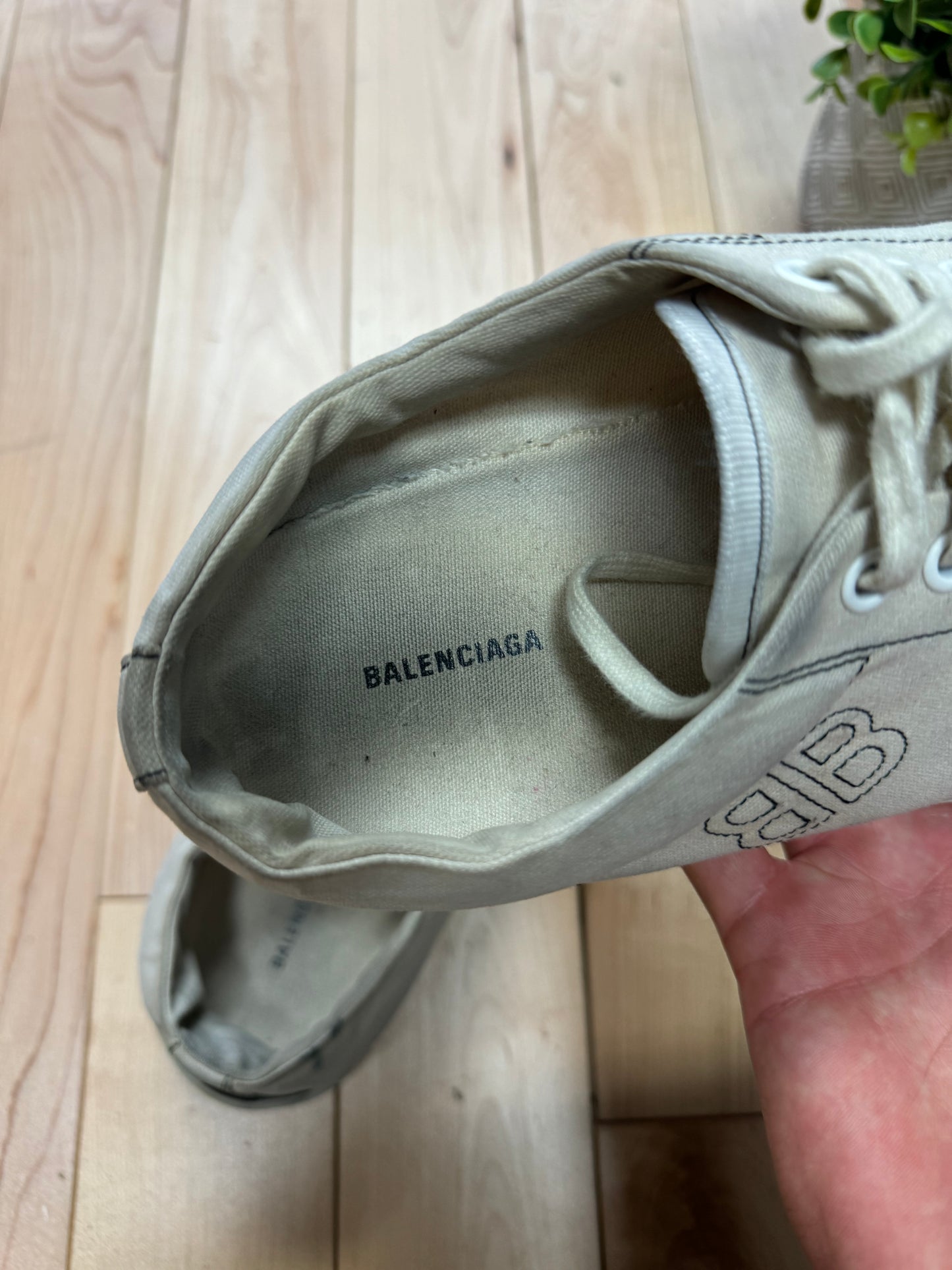 Balenciaga Pre-Distressed Tennis Shoes