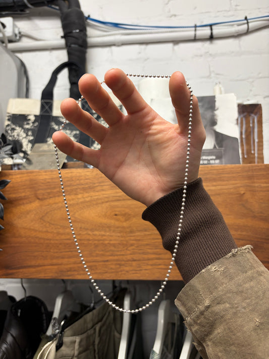 Chrome Hearts ‘Ball Chain’ 20in Dog-Tag Necklace