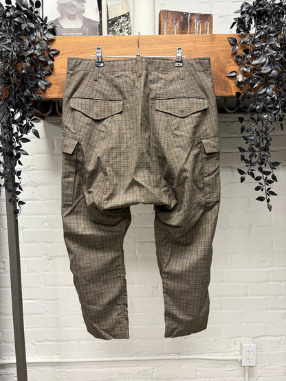 2018 Junya Watanabe Relaxed Fit Wool Blend Cropped Cargo Trousers