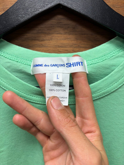 Comme Des Garçons Shirt ‘Minimal Logo’ Long Sleeve Shirt