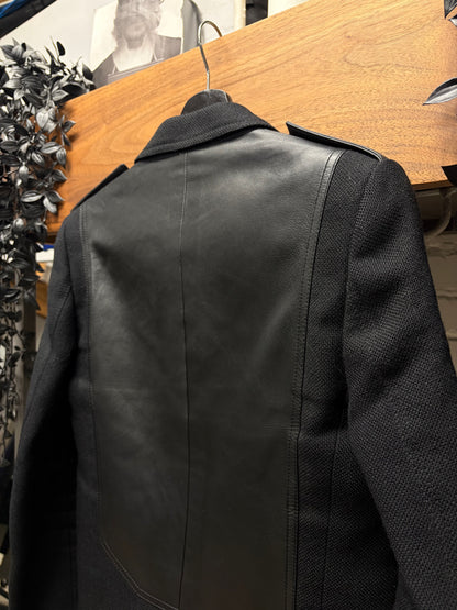 AW2007 Dior Homme by Hedi Slimane ‘Navigate’ Hybrid Lambskin Leather Double Breasted Jacket