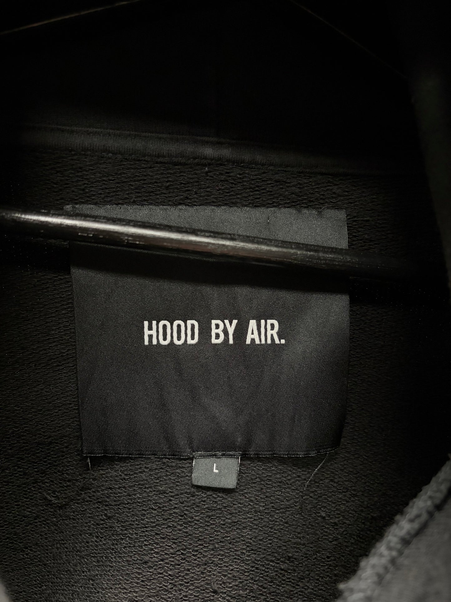 Hood by Air ‘International’ Black HBA Logo Hoodie