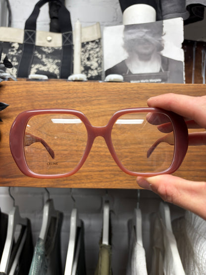 Celine ‘CL50122F’ Triomphe Coral Pink Glasses