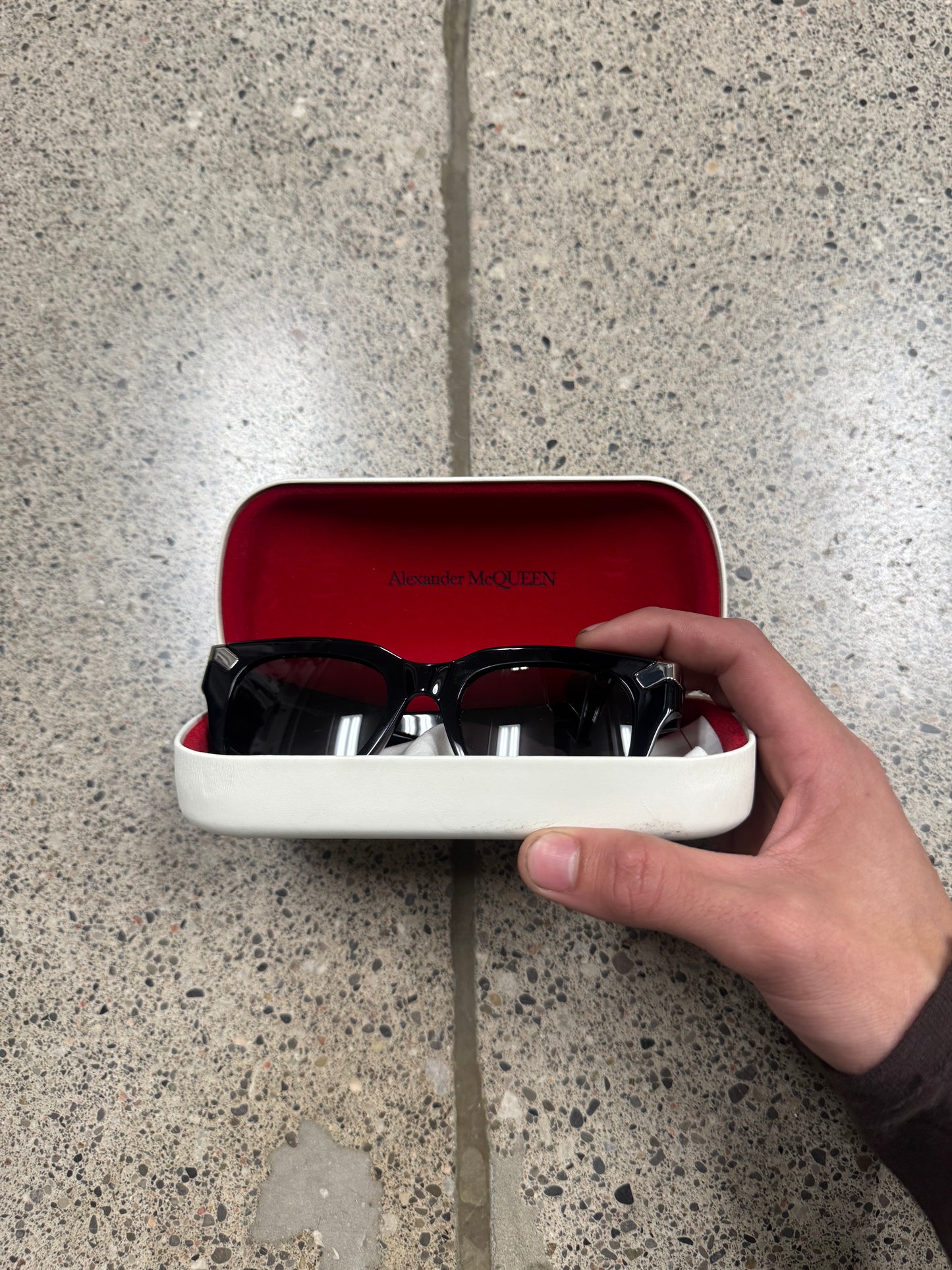 Alexander McQueen Black Tinted Sunglasses