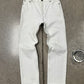 Celine White ‘Raw Hem’ Slim/Skinny Denim