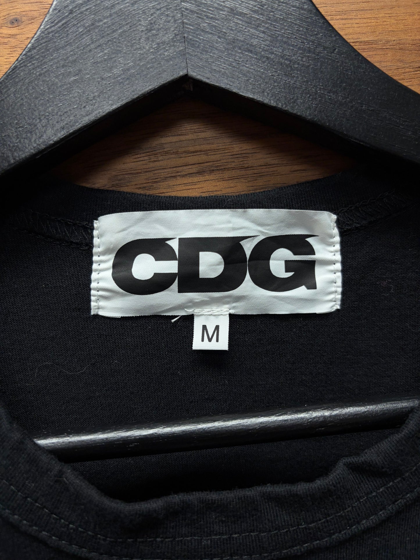 Comme Des Garçons ‘1986 Été’ Black Logo T-Shirt