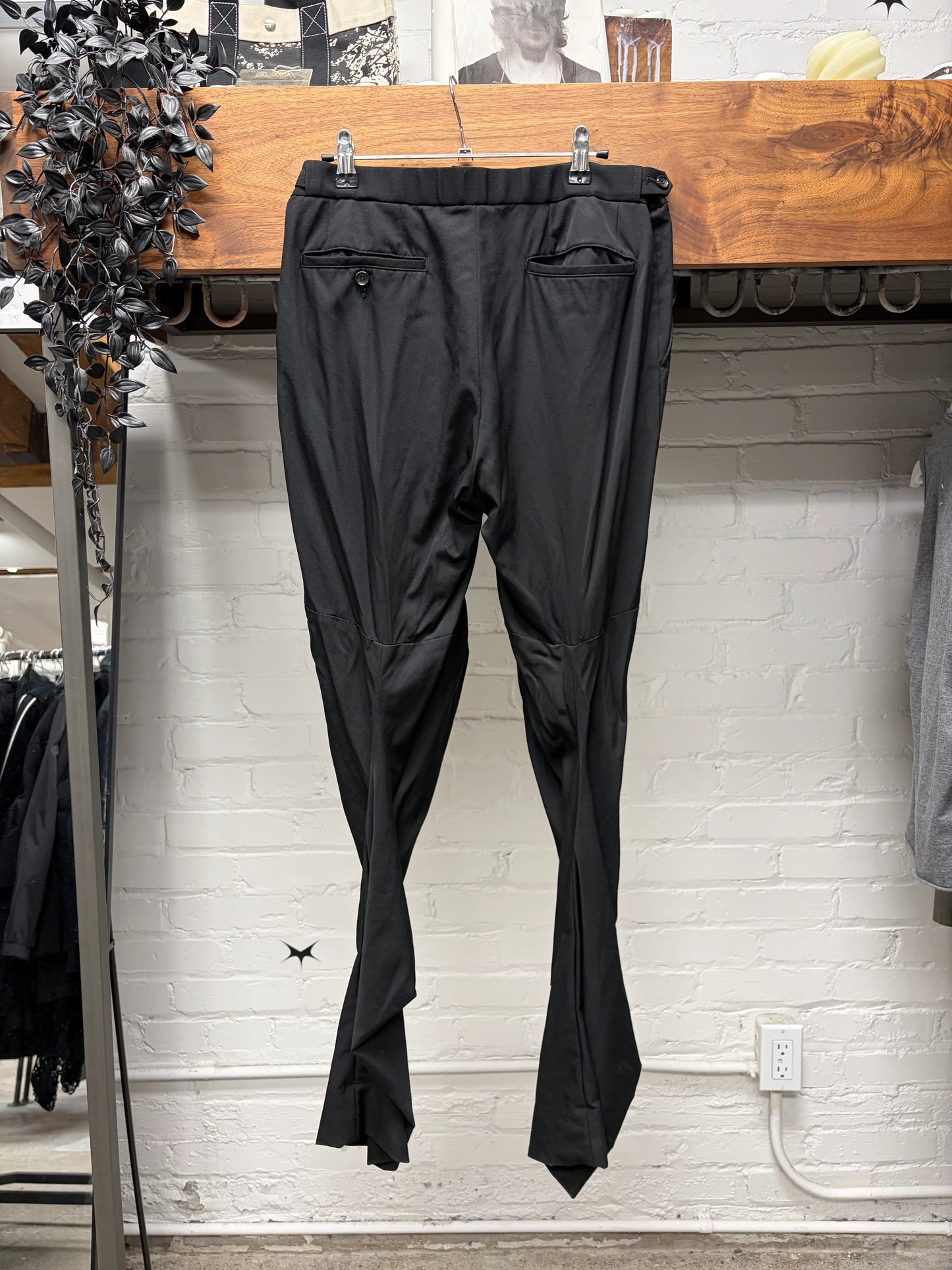 2010 Comme Des Garçons Black Cotton ‘Twist Seam’ Trouser