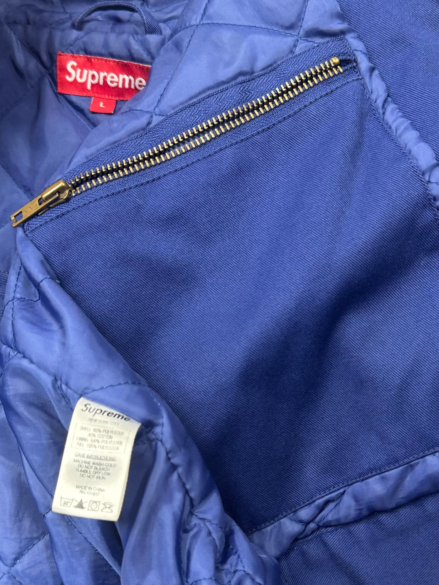 AW2014 Supreme x Raymond Pettibon Quilted Work Jacket