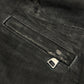 Balmain Waxed Grey Biker Denim
