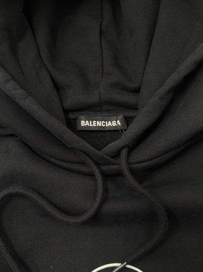 AW2019 Balenciaga ‘BB Crest’ Logo Pullover Hoodie