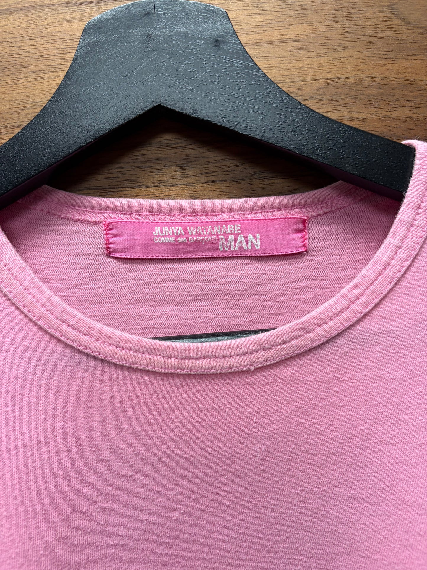 SS2003 Junya Watanabe ‘Love & Peace’ Pink Graphic T-Shirt