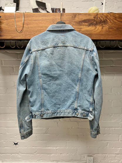 Vintage Helmut Lang ‘Light Wash’ Blue Denim Trucker Jacket