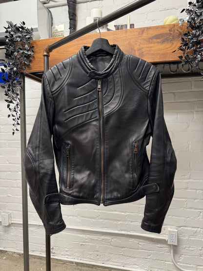 AW2000 Gucci by Tom Ford ‘Spiral Zip’ Lamb Leather Jacket