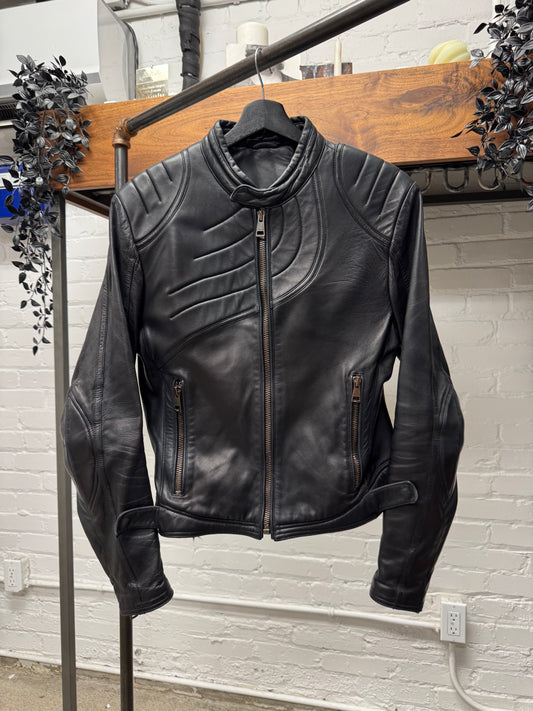 AW2000 Gucci by Tom Ford ‘Spiral Zip’ Lamb Leather Jacket