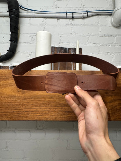 Maison Martin Margiela ‘Faceless’ Brown Leather Belt