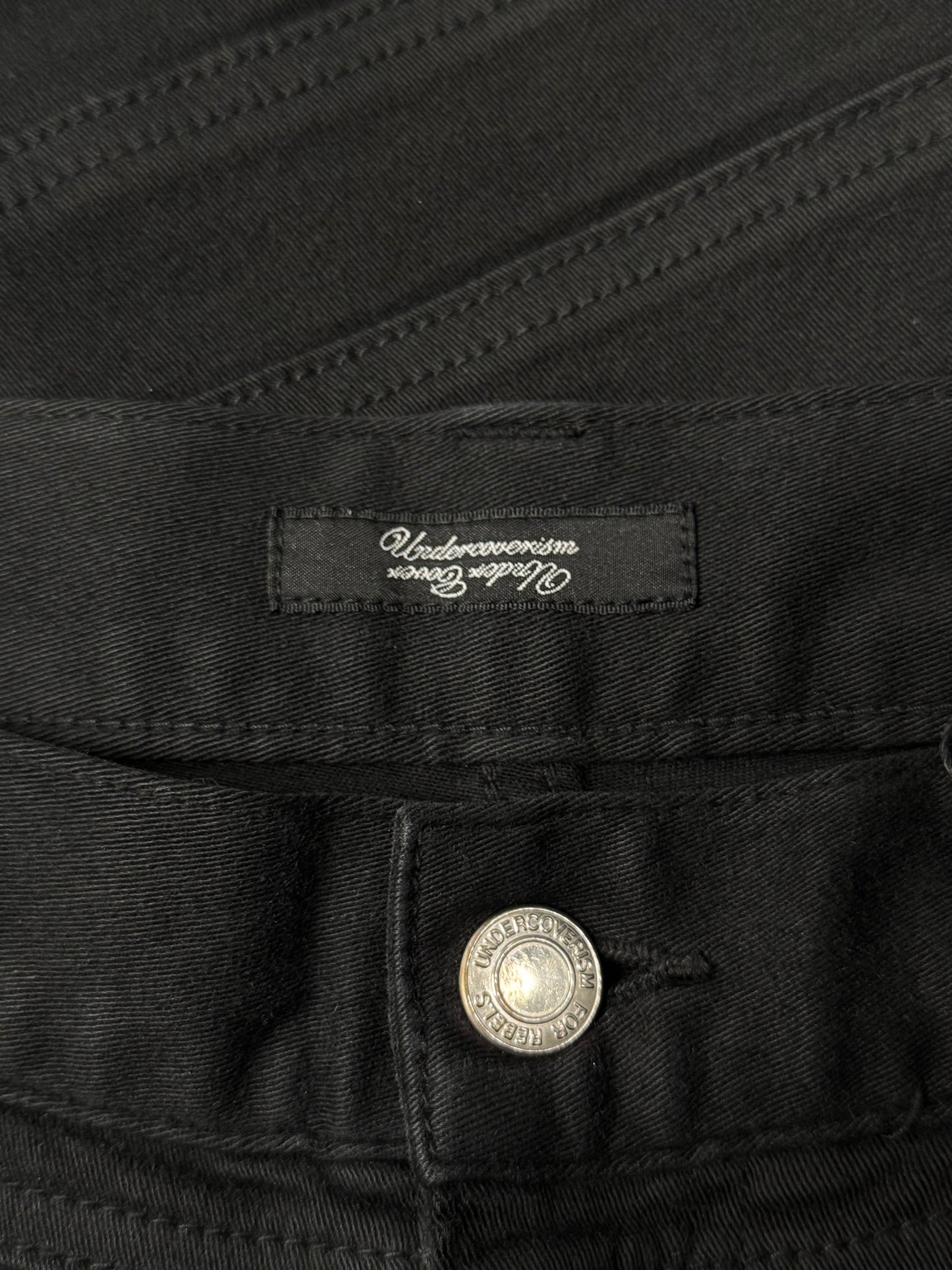AW2013 Undercover ‘Anatomicouture’ Hagi Black Layered Skinny Jeans