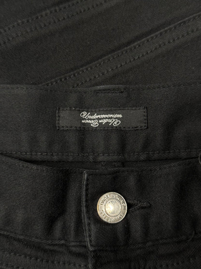 AW2013 Undercover ‘Anatomicouture’ Hagi Black Layered Skinny Jeans