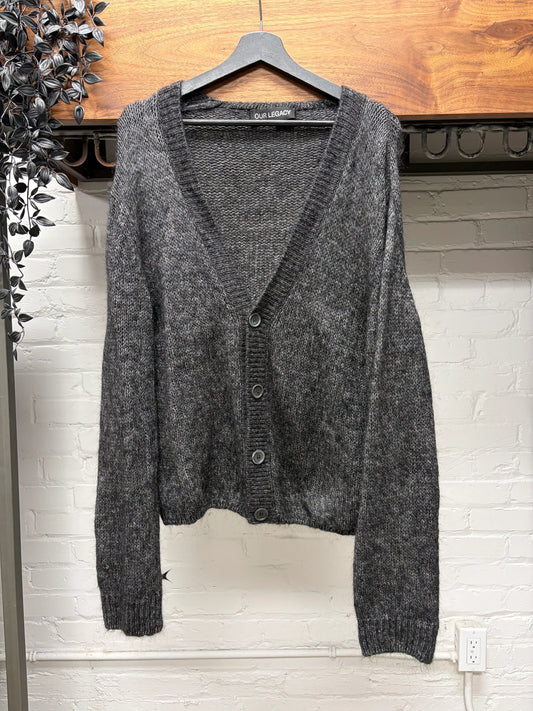 Our Legacy Black/Grey ‘Academy Cardigan’