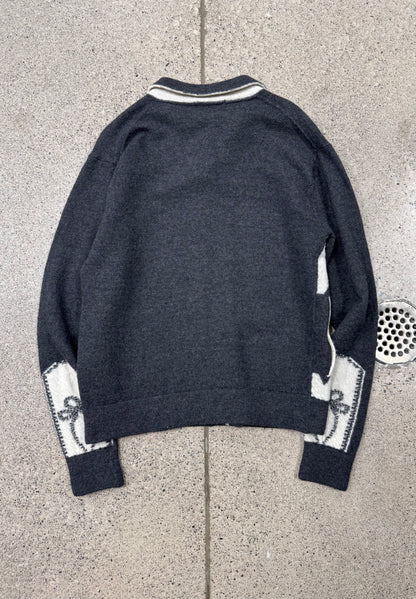 Yohji Yamamoto Y’s for Men Western Zip-Up Knit