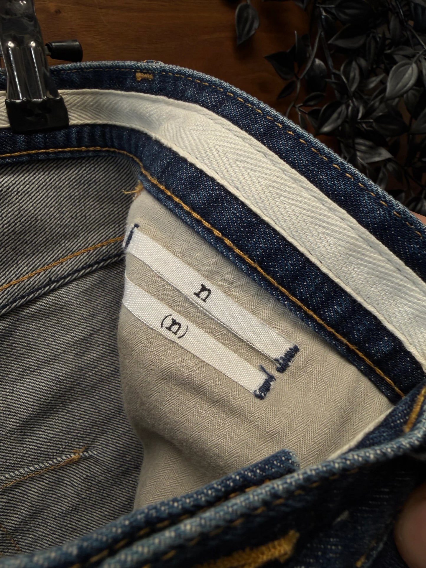 Number (N)ine Darted Blue Skinny Jeans