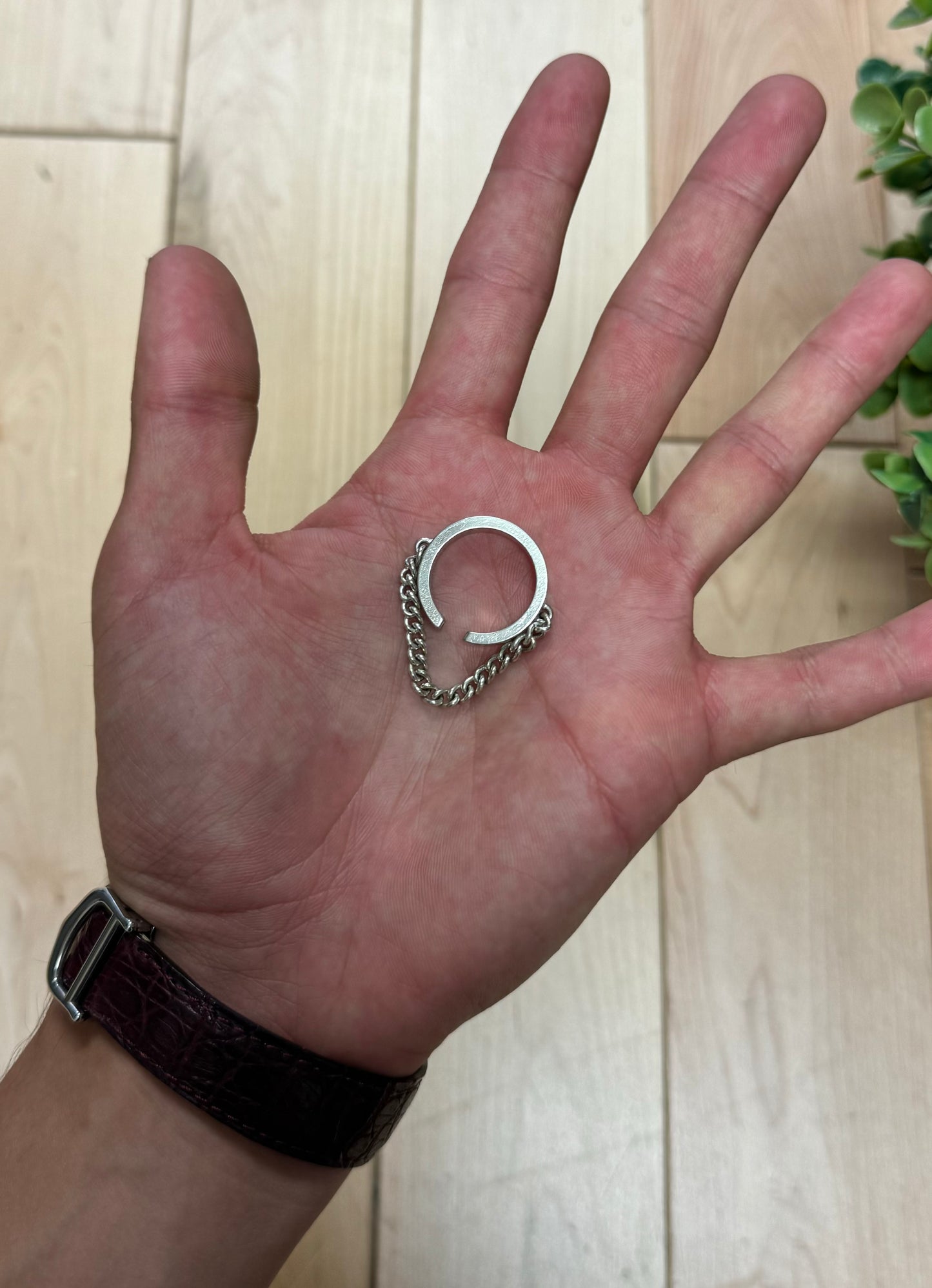 Yohji Yamamoto S’Yte Steel Chain Ring