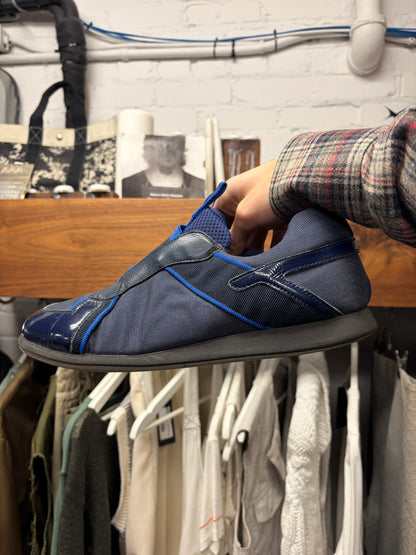 Vintage Miu Miu Men’s Blue Sporty Low Top Sneakers