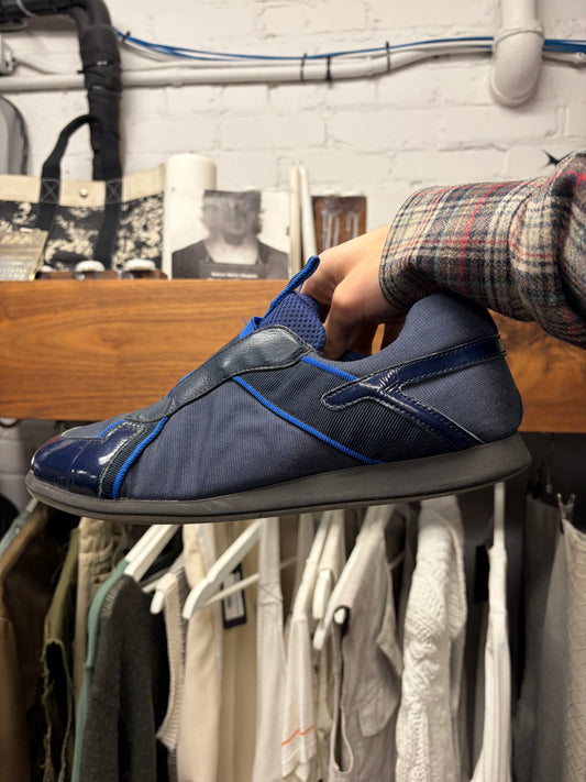 Vintage Miu Miu Men’s Blue Sporty Low Top Sneakers